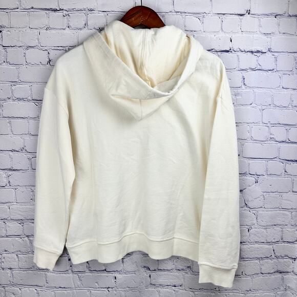 NWOT Disney Parks Minnie Daisy Cream Hoodie Sweatshirt Good Times Size XS - Picture 2 of 8